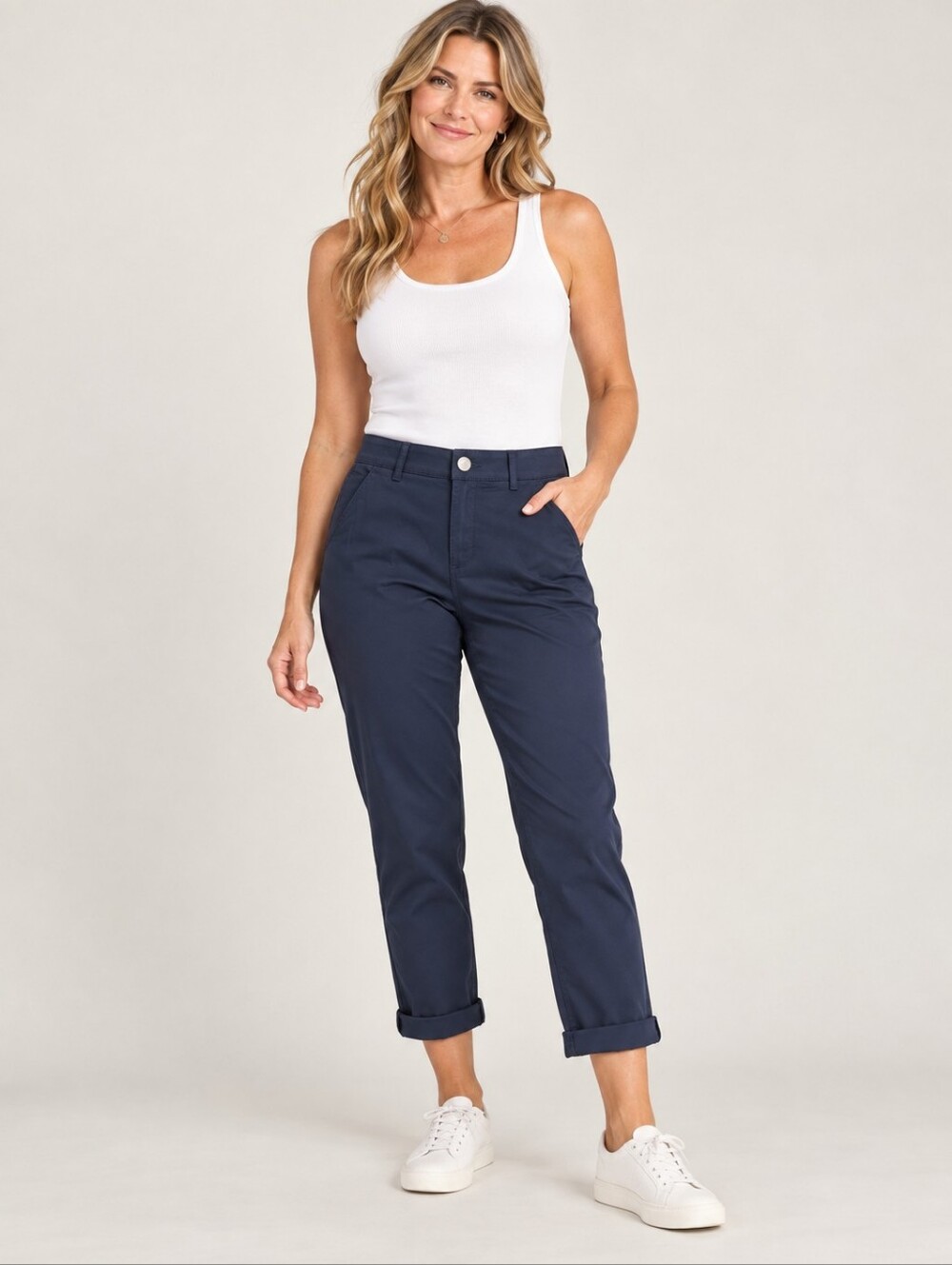 ❤️ NWT! DEMOCRACY HIGH RISE MICHELLE AB SOLUTION STRAIGHT ANKLE PANTS, 14